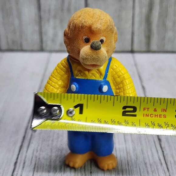 Vintage McDonalds Happy Meal Berenstain Bears Papa Bear Figure 1986 3.5'' Tall - Picture 7 of 8